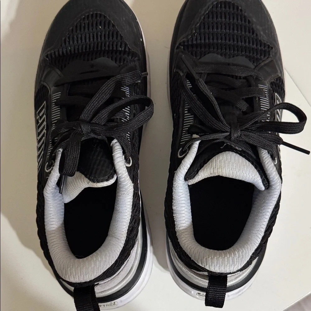 PUMA Black and Gray Athletic Shoes